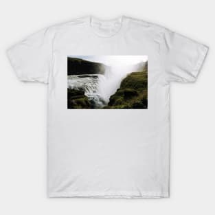 Gullfoss waterfall  in Iceland - Landscape Photography T-Shirt